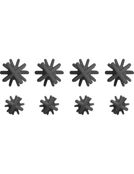 Cepillo Limpiador de Pajitas Purtribe 4 Pack Silicona 25.4 cm