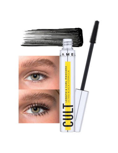 Máscara de Pestañas LAMEL Longitud y Rizo Negro 402