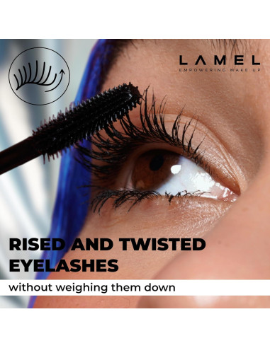 Máscara de Pestañas LAMEL Longitud y Rizo Negro 402