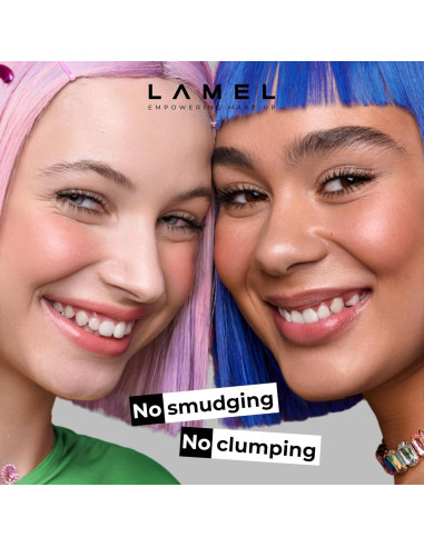 Máscara de Pestañas LAMEL Longitud y Rizo Negro 402