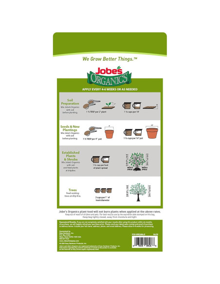 Fertilizante Granular Orgánico Jobe 1.81 kg Todo Propósito