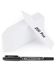 Etiquetas de Jardín KINGLAKE 200 Pcs 10 cm PVC Reutilizables