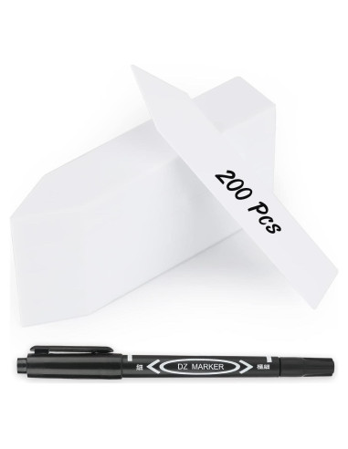 Etiquetas de Jardín KINGLAKE 200 Pcs 10 cm PVC Reutilizables