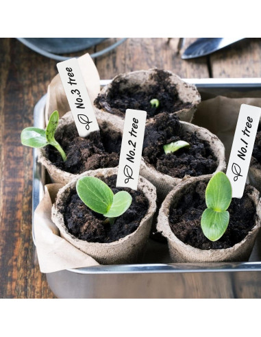 Etiquetas de Jardín KINGLAKE 200 Pcs 10 cm PVC Reutilizables