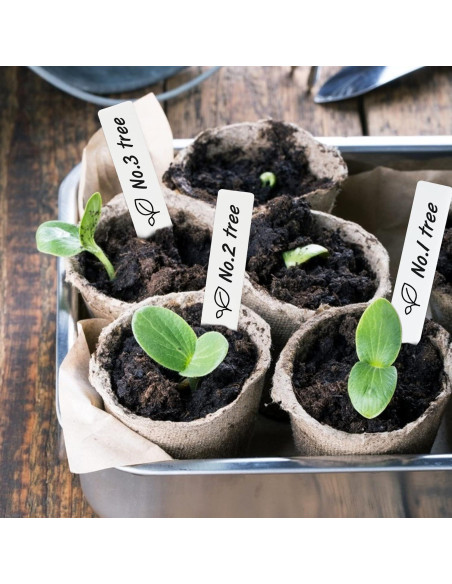 Etiquetas de Jardín KINGLAKE 200 Pcs 10 cm PVC Reutilizables