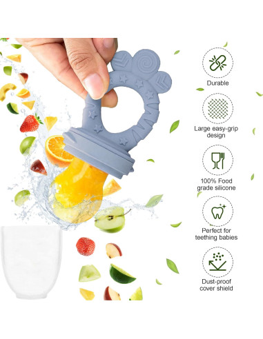 Set de Alimentación de Silicona 10 Piezas LimeOr - Bebés