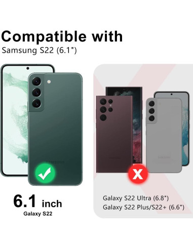 Funda Btscase para Samsung Galaxy S22 5G 6.1" Patrón Mármol