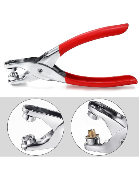 Kit de Ojetes Metálicos Mudder 301 Piezas 6.35 mm Bronce