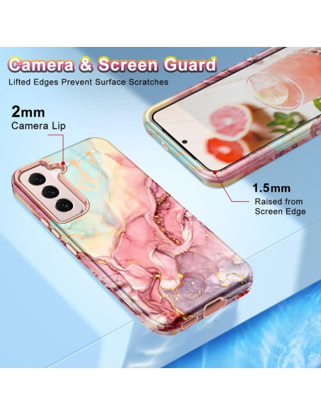 Funda Btscase para Samsung Galaxy S22 5G 6.1" Patrón Mármol