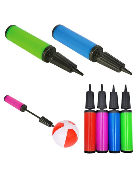 Bomba de Aire Manual Chochkees Doble Acción para Globos - 2 Piezas