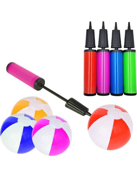 Bomba de Aire Manual Chochkees Doble Acción para Globos - 2 Piezas