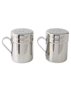 Juego de Shakers de Sal y Pimienta RSVP 10 Onzas Acero Inoxidable