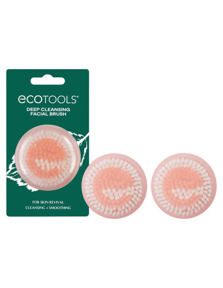Cepillo Facial Limpiador Mini EcoTools - 2 Unidades, Ecológico