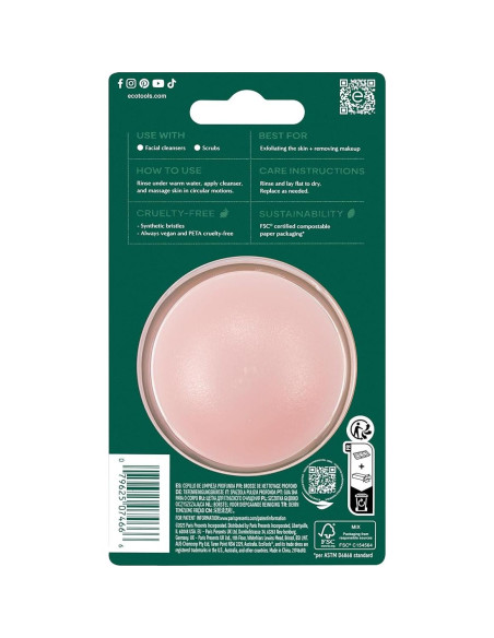 Cepillo Facial Limpiador Mini EcoTools - 2 Unidades, Ecológico