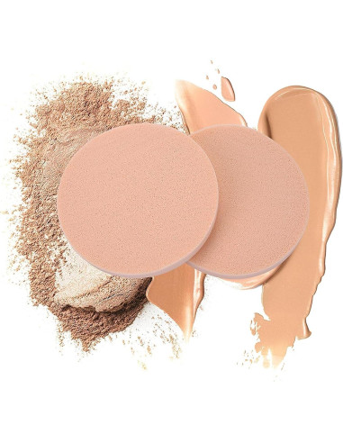 Juego de 12 Esponjas de Maquillaje Molain 5.5 cm Tono Piel