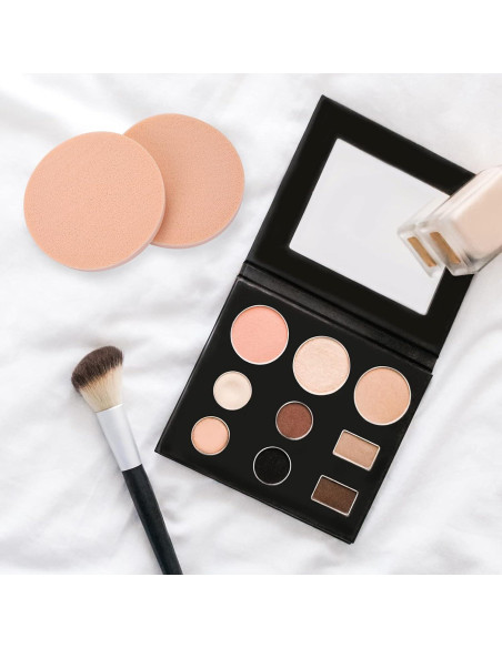 Juego de 12 Esponjas de Maquillaje Molain 5.5 cm Tono Piel
