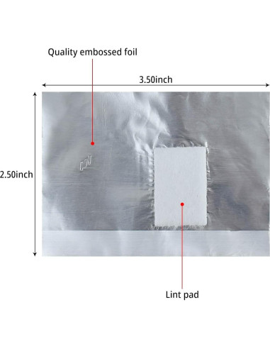 50 Piezas Removedor de Esmalte de Uñas en Gel FOHOLA