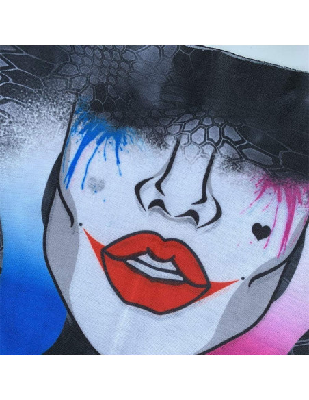 Máscara de Sol Calavera Azul para Pesca y Jardinería