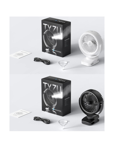 Ventilador Portátil de Nebulización TYZU G28 4000mAh 4 Velocidades