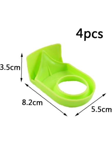 Abrazaderas de plástico para botellas JJLFresheners - 4 unidades