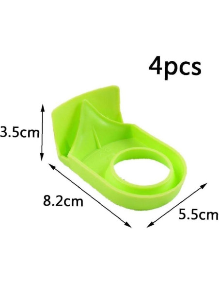 Abrazaderas de plástico para botellas JJLFresheners - 4 unidades