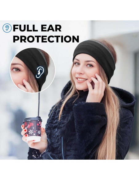 Banda Calentadora de Oídos Sukeen Doble Capa para Mujeres