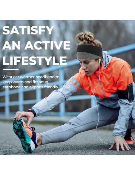 Banda Calentadora de Oídos Sukeen Doble Capa para Mujeres