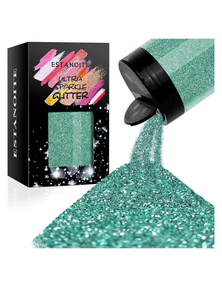 Glitter Metálico Ultra Fino Estanoite 210g Aquamarina