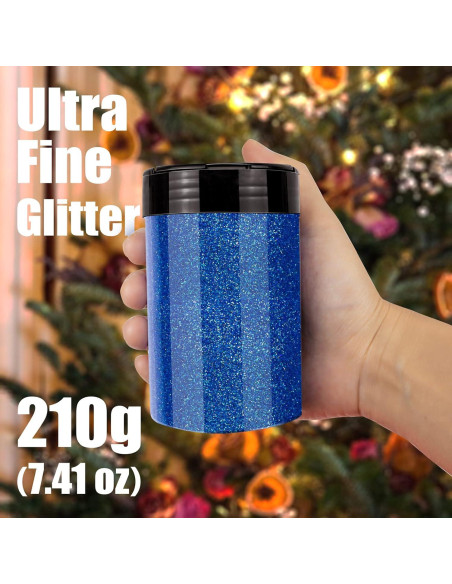 Glitter Metálico Ultra Fino Estanoite 210g Aquamarina