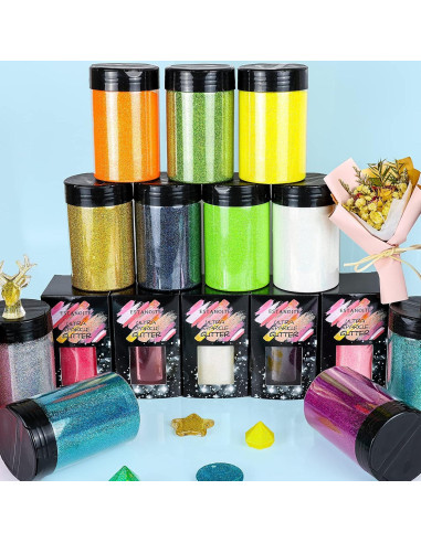 Glitter Metálico Ultra Fino Estanoite 210g Aquamarina