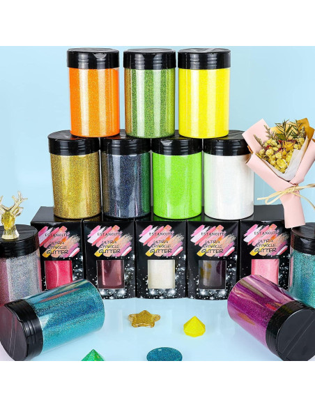 Glitter Metálico Ultra Fino Estanoite 210g Aquamarina