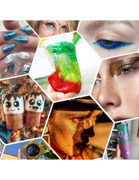 Glitter Metálico Ultra Fino Estanoite 210g Aquamarina