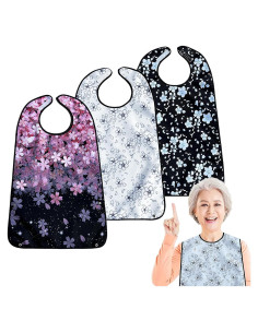 Bibs para Adultos VOPHIA Lavables Impermeables 75x50 cm Azul