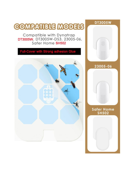 Paquete de 24 Recargas de Tarjetas de Pegamento TINDTOP