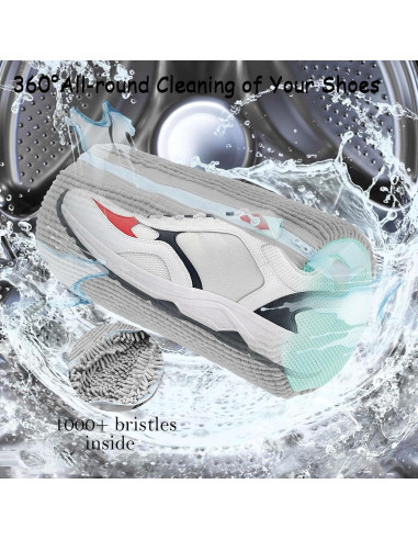 Bolsa de Lavado de Zapatos Genérico Reutilizable 2 Pcs Gris