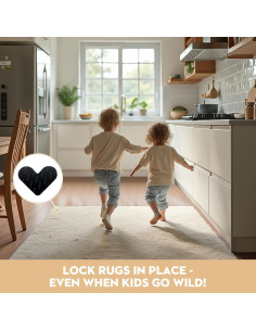 Agarradores Antideslizantes para Alfombra BESAXA - 8 Pcs 2