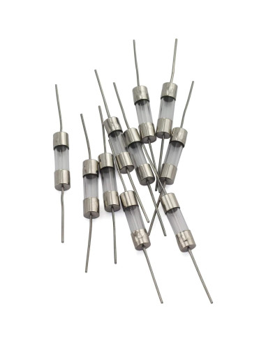 10pcs Fusible de Vidrio 5x20mm 1A Tegg para Circuito Eléctrico