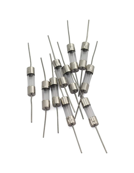 10pcs Fusible de Vidrio 5x20mm 1A Tegg para Circuito Eléctrico