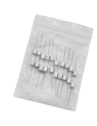 10pcs Fusible de Vidrio 5x20mm 1A Tegg para Circuito Eléctrico