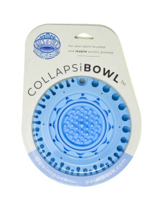 Limpiador de Pinceles Paint Puck Azul Plegable con Soporte 2