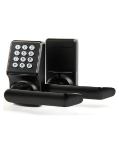 Cerradura Electrónica BAOLONG con Manija Negra Mate