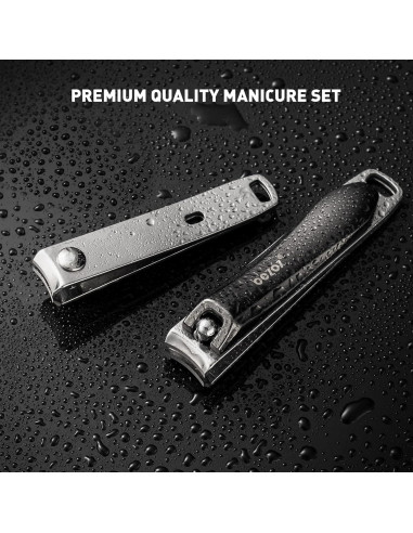 Cortauñas BEZOX Ergonómico 2 Piezas para Manos y Pies