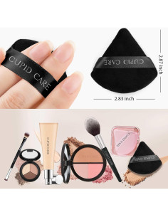 Set de 6 Esponjas de Maquillaje Triangulares Cupid Care 2