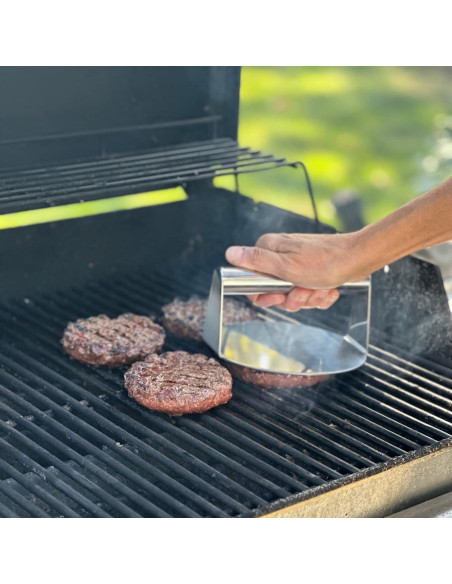 Aplastador de Hamburguesas Fox Run Acero Inoxidable 15.24 cm