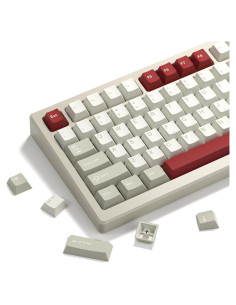 Juego de Teclas Womier PBT 138 Teclas Gris Vintage