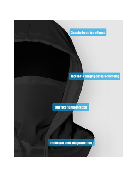 3 Piezas Máscara Balaclava Refrigerante UV Transpirable