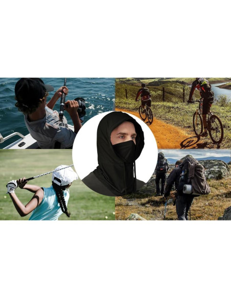 3 Piezas Máscara Balaclava Refrigerante UV Transpirable