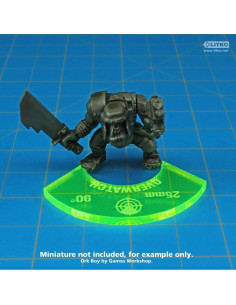 Tokens de Overwatch LITKO Verde Fluorescente 25mm - Paquete de 3 2