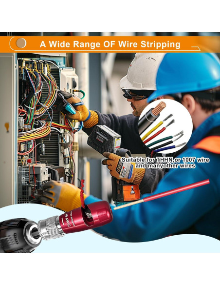 Destripador de Cables Luckyway 3 PCS 10-14 AWG Colorido