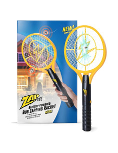 Raqueta Eléctrica ZAP IT! para Insectos 3500V - Compacta y Ligera